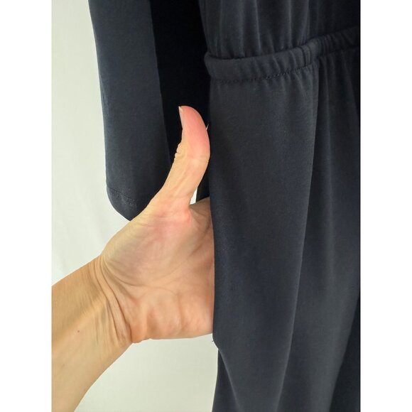 Lane Bryant Black 3/4-Sleeve Fit & Flare Dress w/Pockets Size 22/24 3X Plus Size - Picture 5 of 9